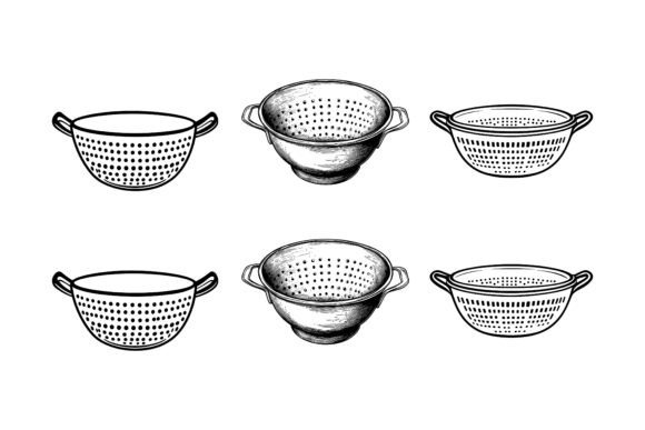 Colander Icon in Different Color: Evaluating Vector Icon Choices for Designers