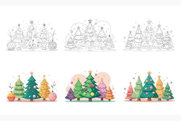 The Art and Utility of Cristmas Tree Illustrations in Modern Digital Design