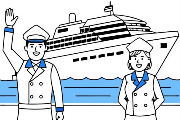 The Cruise Ship Captain Cartoon Illustration as a Strategic Visual Asset