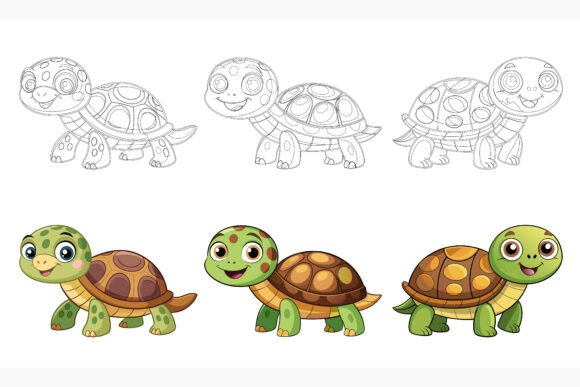 What Makes a Cartoon Tortoise Set a Surprisingly Versatile Design Asset