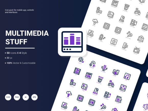 What Makes the Multimedia Stuff Icon Pack a Smarter Choice for Your Design Projects